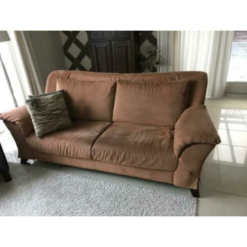 Bank suede Roestbruin