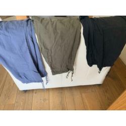 Zizzi 3 katoen/linnen driekwart broeken maat 42/44 zgan