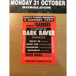 Flyers jaren 90hardcore gabber ID&T