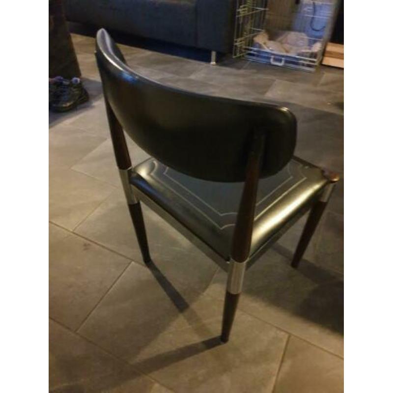 4 Vintage eetkamer stoelen.