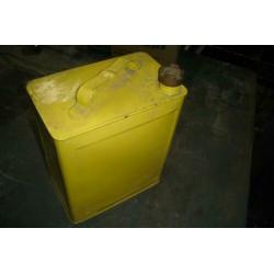 Oud Shell benzine blik