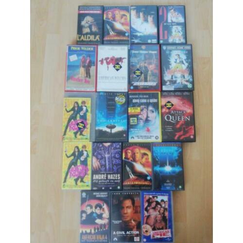 Heel veel VHS videobanden.
