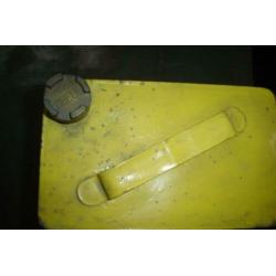 Oud Shell benzine blik