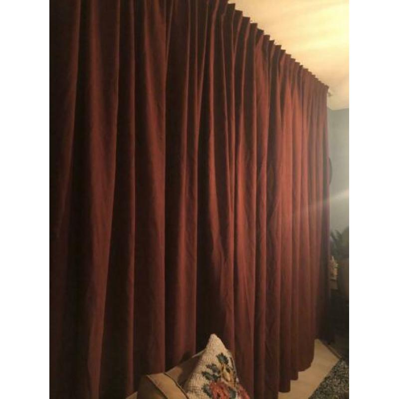Gordijnen Bordeaux 2x 280x254 cm izgs
