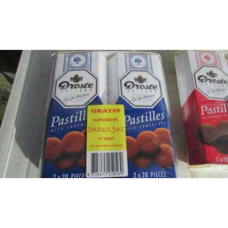 2 x Droste Pastilles met een Baatjer boekje vol uit 1998