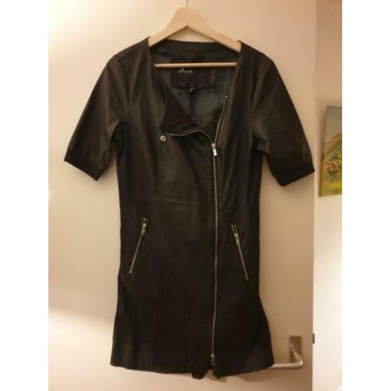Goosecraft leren jurk zwart XL