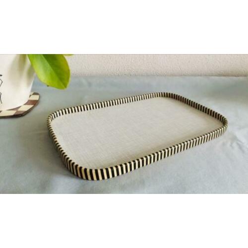 Vintage dienblad formica scoubidou