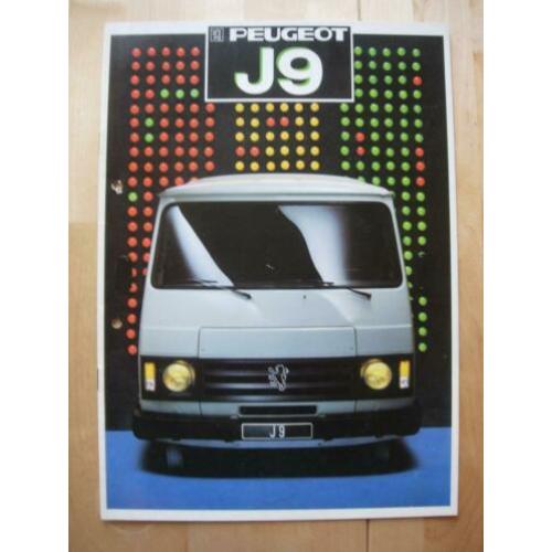 Peugeot J9 Brochure 1987 - Bestelwagen