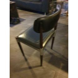 4 Vintage eetkamer stoelen.
