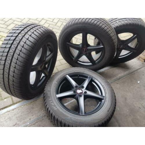 8 sets Nissan X-Trail Qashqai winter banden velgen 17/ 18