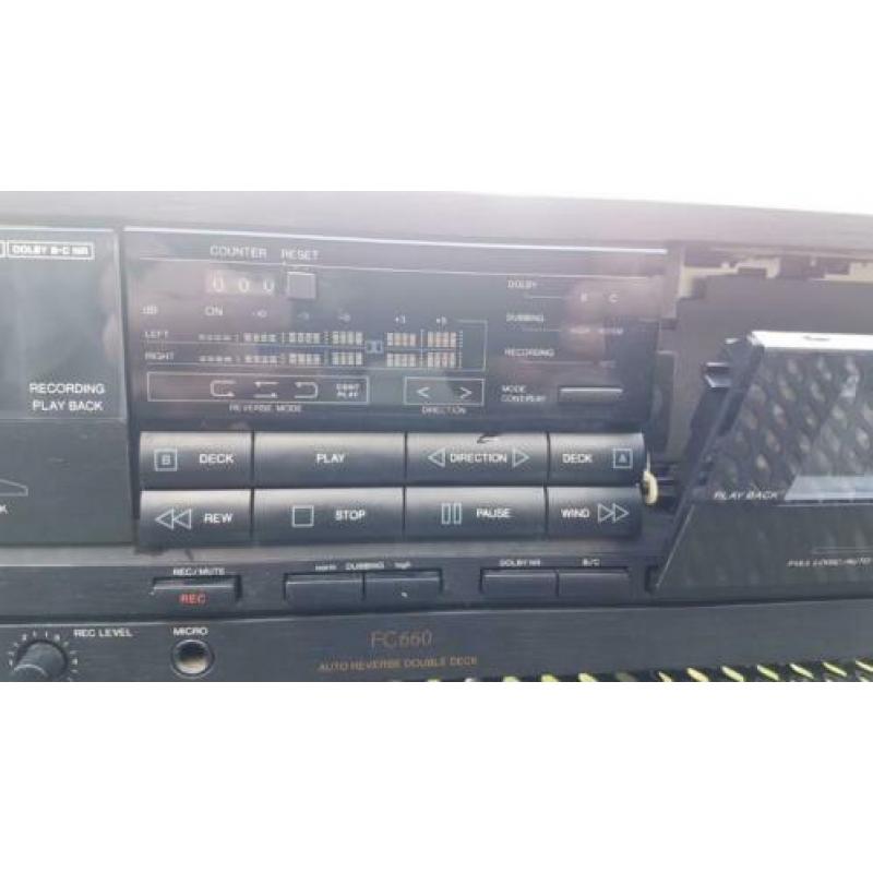 Philips FC660 Dubbel Cassettedeck