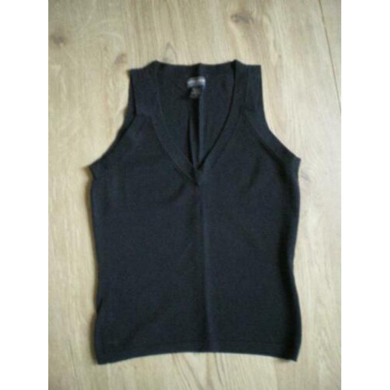 banana republic top zwart M apart gaaf zga nieuw