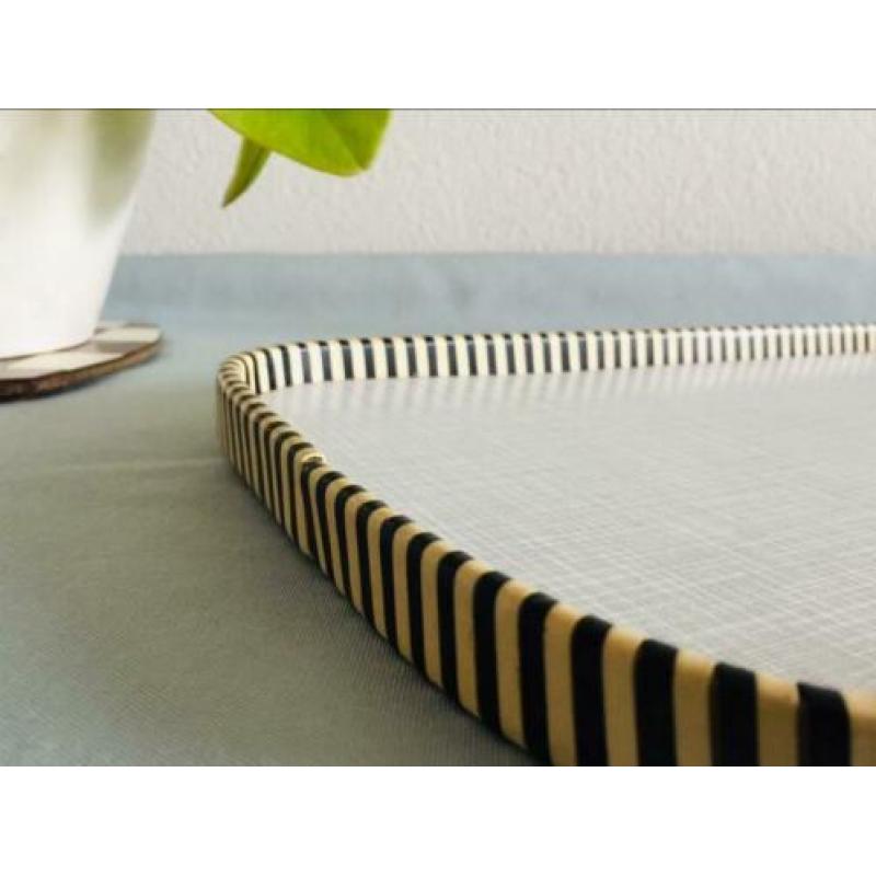 Vintage dienblad formica scoubidou