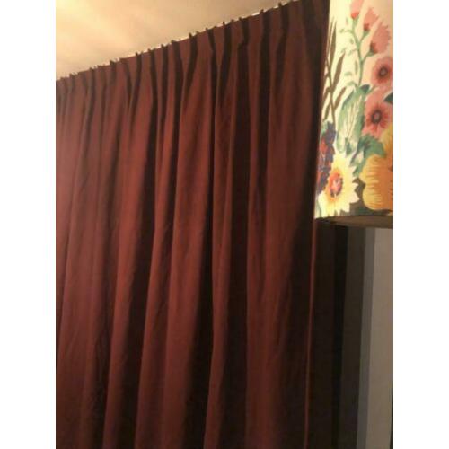 Gordijnen Bordeaux 2x 280x254 cm izgs