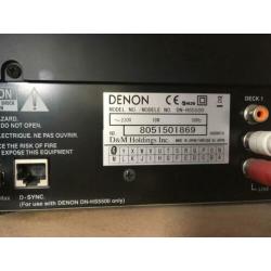 2 x denon dn-hs5500 table top + denon dn-x120 mixer