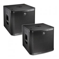 EV electro voice geluidsset + crown versterker incl accessoi
