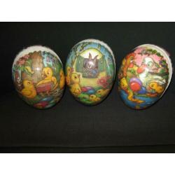 Paaseieren karton / candy containers 20 stuks