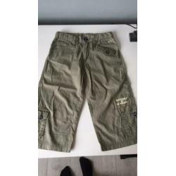 2x zgan korte broek short bermuda WE en S&B maat 140