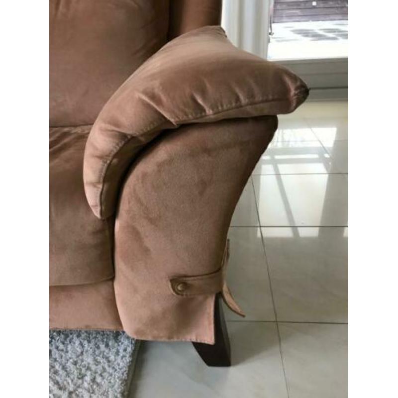 Bank suede Roestbruin