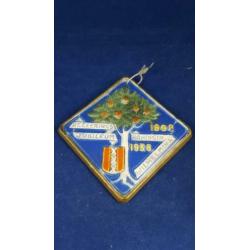 Wandtegel Regeringsjubileum Wilhemina 1938, Goedewaagen. 6C9