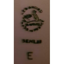 FRANSE ovale schaal AMAND Senlis Toen was geluk
