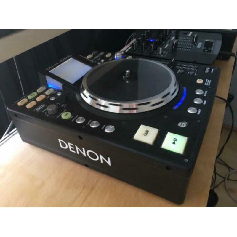 2 x denon dn-hs5500 table top + denon dn-x120 mixer