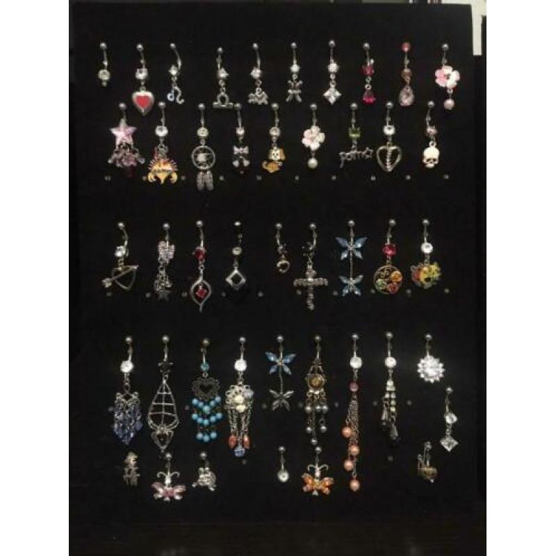 ~ 50 navelpiercings hanger ~ partij piercings KOOPJE markt