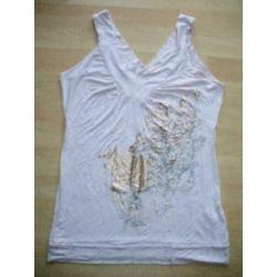 licht roze top AMISU (maat XL)