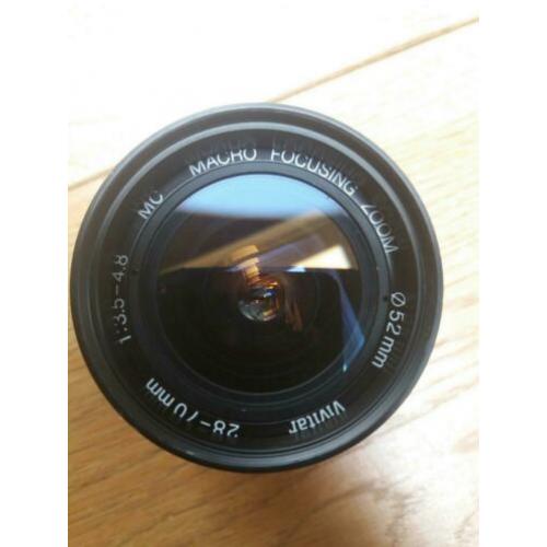 vintage camera lens macro 28-70mm