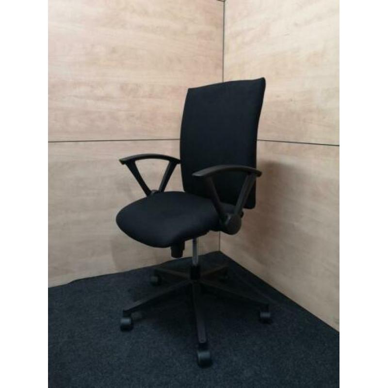 Haworth Comforto bureaustoelen zwarte stof als nieuw