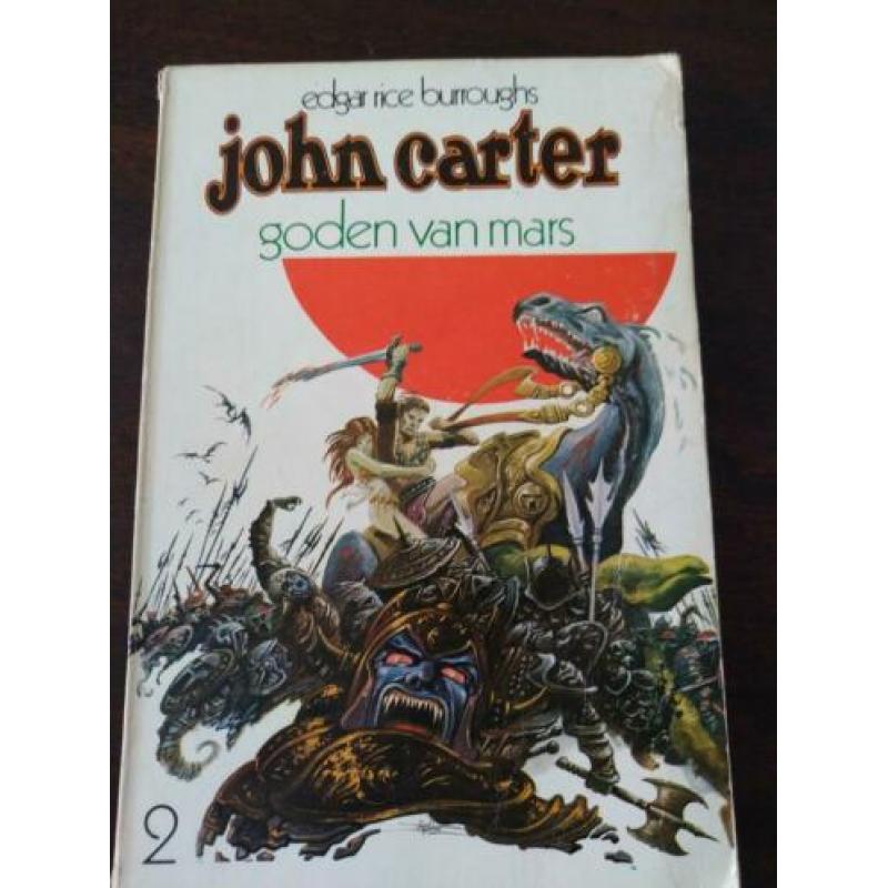 Boek John Carter, Goden van Mars. Edgar Rice Burroughs
