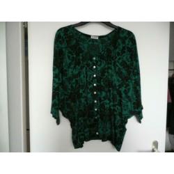 Stanley blouse en top travelstof mt S (nieuw)