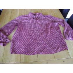 Z.g.a.n. cassiskleur Massimo Dutti blousje, maat 42