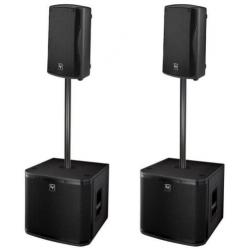 EV electro voice geluidsset + crown versterker incl accessoi