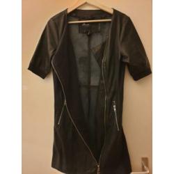 Goosecraft leren jurk zwart XL