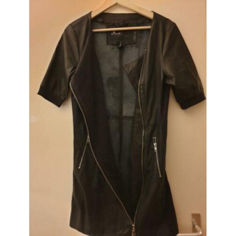 Goosecraft leren jurk zwart XL