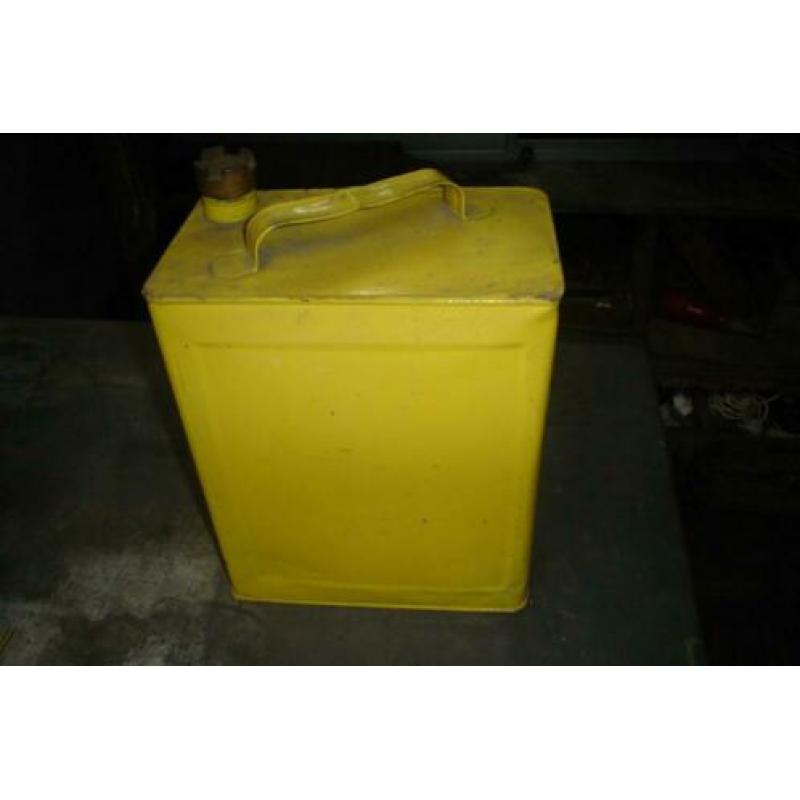 Oud Shell benzine blik