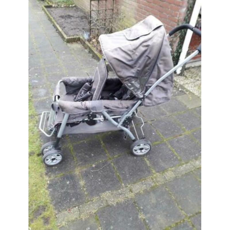Dubbele kinderwagen