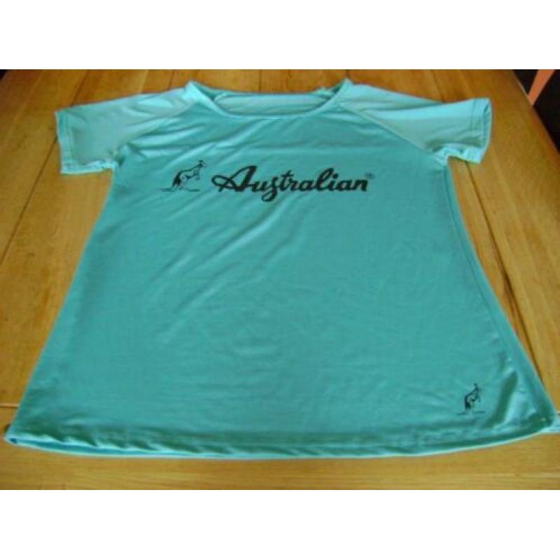 Nieuw groen Australian sportshirt, maat L