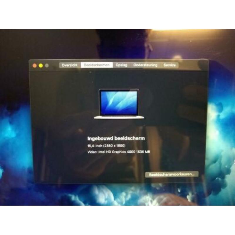 MacBook pro 15" retina 2013 (lees details)