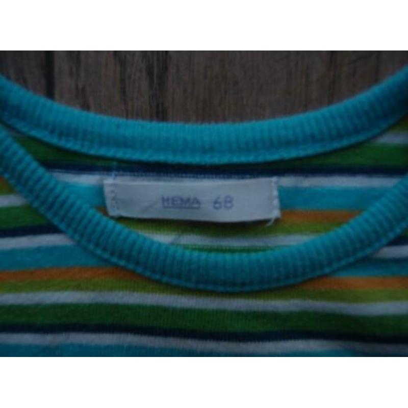 Leuke jongens Hema longsleeves shirts lange mouw pakket 68