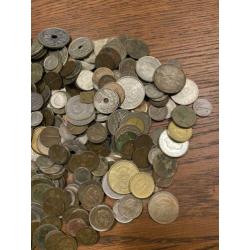 Ruim 1kg munten, wereldmunten, Europa, bodemvondst