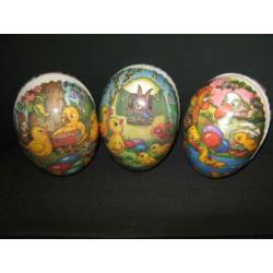 Paaseieren karton / candy containers 20 stuks