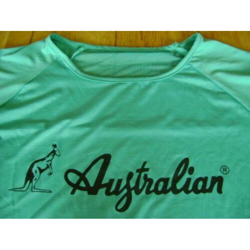 Nieuw groen Australian sportshirt, maat L