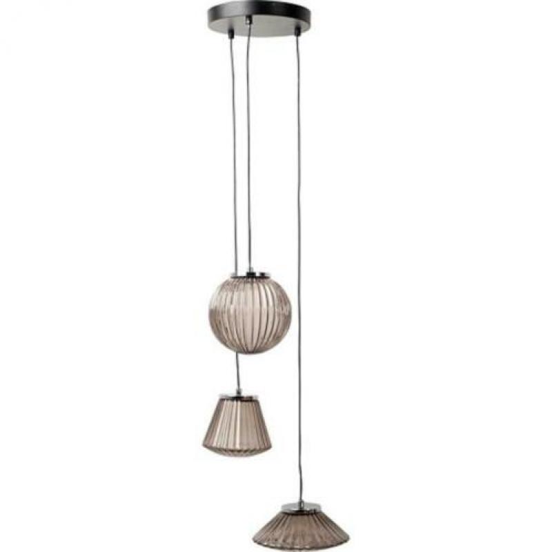 ZUIVER Sparkle - Smoke hanglamp - E259,- NU E119,- Nieuw.