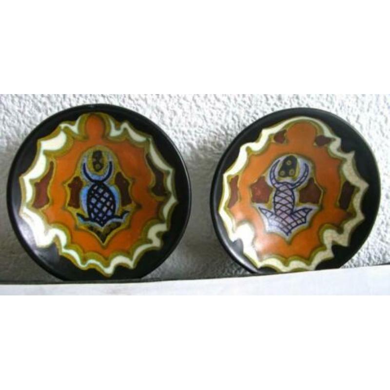 11 Petit four schaaltjes Zuid Holland en eierdopje Ivora