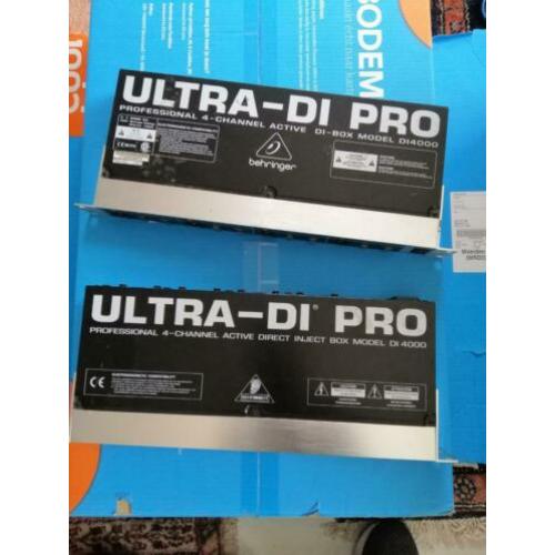 Behringer Ultra-DI PRO DI-BOX (2stuks)
