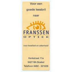Boekhandel daan nijman - Roden - 2001 - reclame bladwijzer
