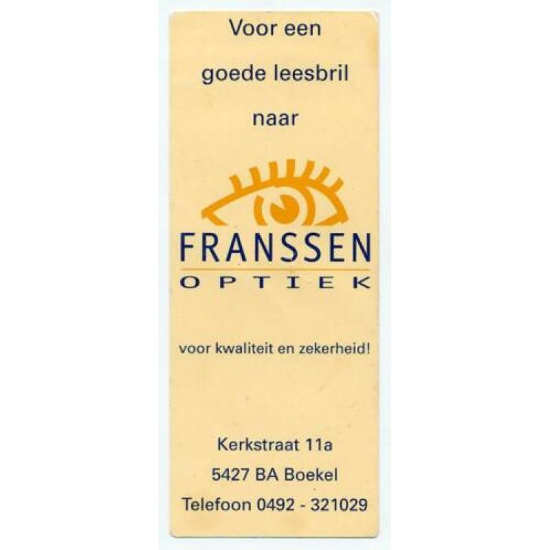 Boekhandel daan nijman - Roden - 2001 - reclame bladwijzer