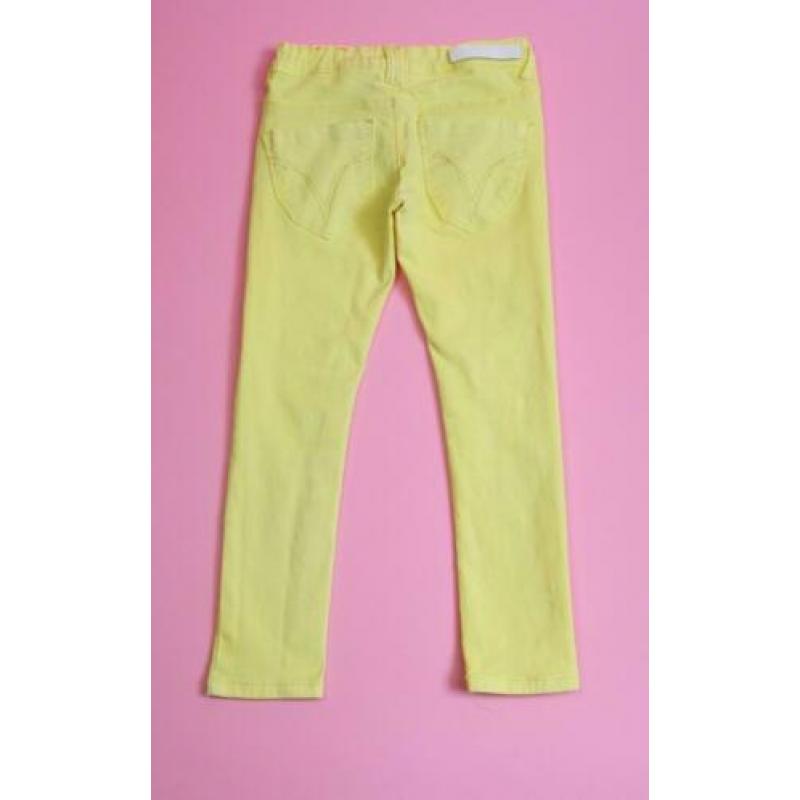 Tumble 'N Dry skinny jeans 5-pocket model geel maat 116